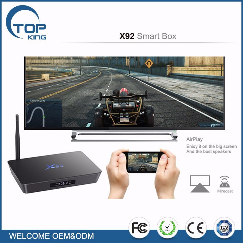 2017 cheapest s912 tv box Android 6.0 Amlogic S912 Octa Core 2 gb Ram 16 gb Rom 4 puerto USB pantalla Android TV