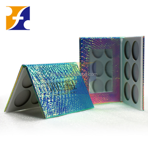 LOGO privada <span class=keywords><strong>vac</strong></span>ía paleta magnética leser brillo sirena concha embalaje pallet para colorete - Product Image 3