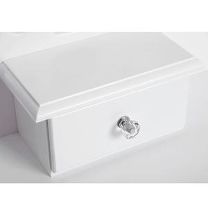 Cajón de madera maciza blanca de bajo precio, armario de maquillaje, tocador, Toaletka, maquillaje de artista, escritorio de maquillaje con espejo - Product Image 3