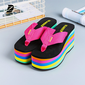 Chất Lượng Cao Womens Wedge Bọt Cao Gót Flip Flops - Product Image 2