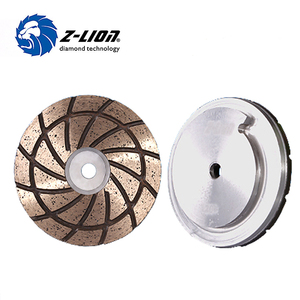 Z ASLAN 5 inç Alüminyum salyangoz kilidi elmas kenar parlatma pedi turbo fincan tekerlek - Product Image 1