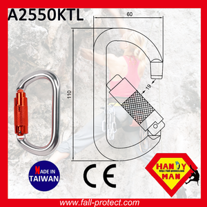 คาราไบเนอร์อลูมิเนียมแบบ O ขนาด 25KN พร้อมระบบล็อคแบบหมุน ได้รับการรับรองมาตรฐาน CE - Product Image 5