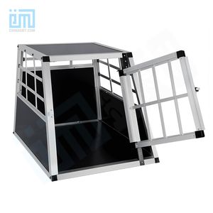 GMTPET fabrika toptan üretici OEM özel yüksek kalite tek kapı kulübesi alüminyum köpek taşıyıcı kafes Pet House satılık - Product Image 3
