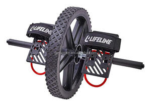 Tập Thể Dục Tùy Chỉnh Cốt Lõi <span class=keywords><strong>Toning</strong></span> Điện Eo Bụng Kích Thước Lớn AB Tập Thể Dục Lăn Bánh Xe Máy - Product Image 2