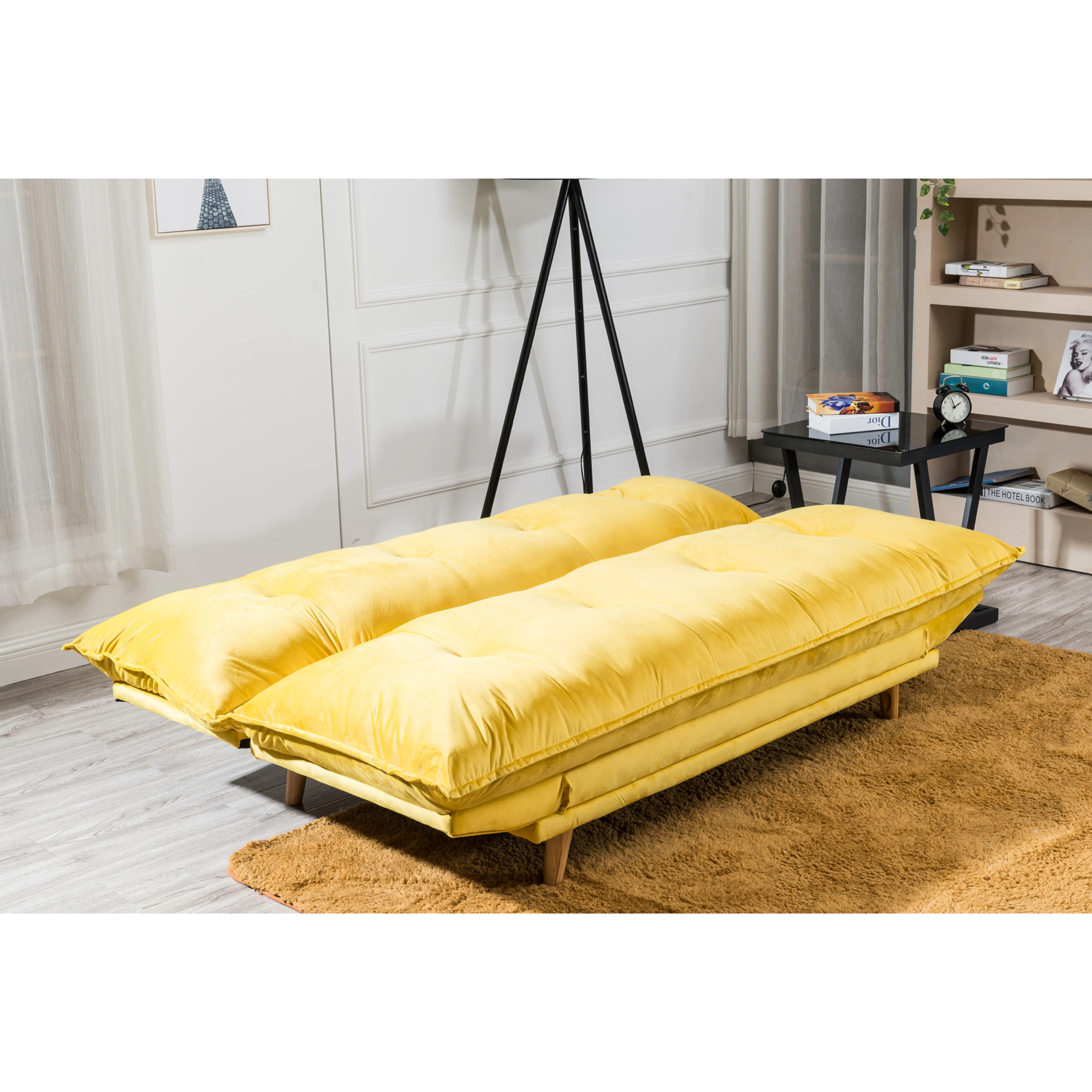 Source New Design Yellow Sofa Bed, Living Room Velvet Sofa Bed, Promotion  Model Good Price Sofa Bed Lounge Sofa on m.alibaba.com