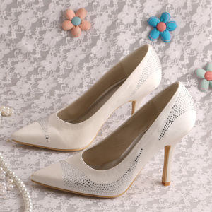 <span class=keywords><strong>Donne</strong></span> <span class=keywords><strong>Nude</strong></span> <span class=keywords><strong>con</strong></span> Scarpe <span class=keywords><strong>con</strong></span> Tacco Sexy per Matrimonio - Product Image 2