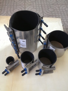 Abrazaderas de Reparación de Tuberías de Agua de Acero Inoxidable <span class=keywords><strong>304</strong></span>-201/Hierro Dúctil - Product Image 3