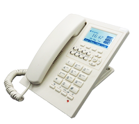 Téléphone SIP Wi-Fi pour Hôtel d'Affaires, Téléphone VoIP Système Téléphonique IP SIP, PH656DW Téléphone IP Sans Fil de Bureau VoIP