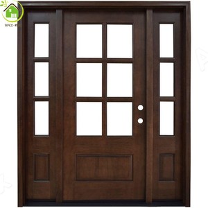 <strong>Rustic</strong> Main <strong>Door</strong> Models Modern Solid Wood Exterior <strong>Door</strong> - Product Image 6