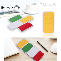 YET2112-4 Télécommande universelle sans fil pour portail de garage, copieur de télécommande 4 boutons, plusieurs couleurs, compatible marques européennes