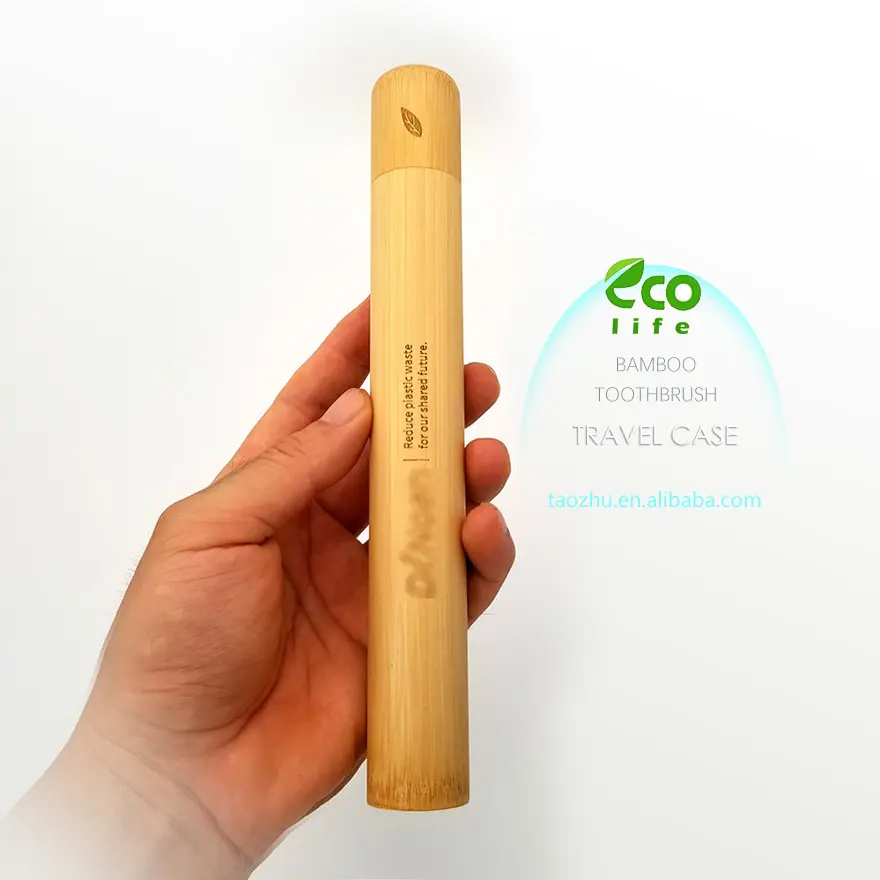 Tubo de bambou, despeje a brossa, boite uma brossa a amassados de bambou ou, etui a brossa