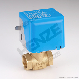 12/24 VDC，110 VAC，220VAC 黄铜电动球阀 - Product Image 4
