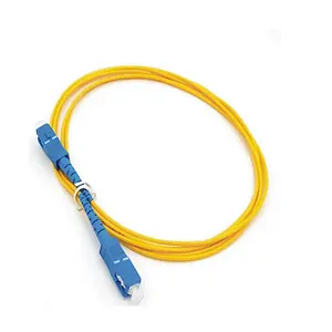 China Fabriek Single Mode Simplex SX SM Fiber Optic Patch Cord Jumper Pigtail Met FC LC SC ST UPC APC PC Connector