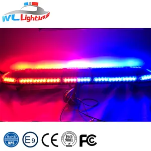 EMARK 264W 1260mm barra luminosa per ambulanza a led da 48 pollici per veicolo di emergenza 12V 24V rosso blu con controller digitale