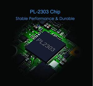 Câble adaptateur RS232 PL2303 compatible avec chipset série DB9 USB 2.0, blindage tressé, gaine PVC, pour <span class=keywords><strong>caisse</strong></span> enregistreuse et modem - Product Image 2