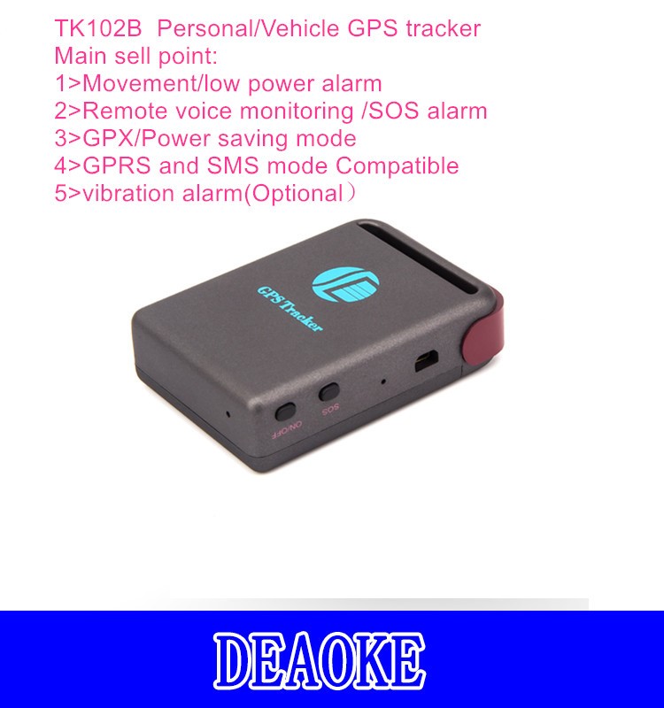 Satellite Antenna mini gps трекер с бесплатным программным обеспечением/APP tk102b