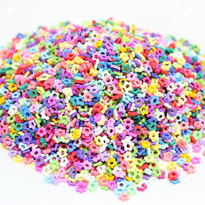 Hot Sale 1kg Kawaii Colorful Soft Polymer Clay Flower Sprinkles for Phone Case, Bracelets, Necklace Jewelry Making