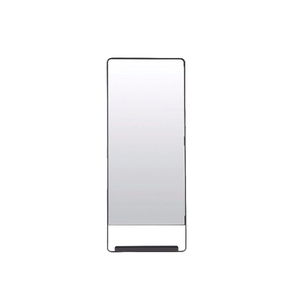 <span class=keywords><strong>Grand</strong></span> <span class=keywords><strong>miroir</strong></span> <span class=keywords><strong>mural</strong></span> décoratif en métal noir surdimensionné avec étagère <span class=keywords><strong>pour</strong></span> <span class=keywords><strong>couloir</strong></span> salle de bain - Product Image 2