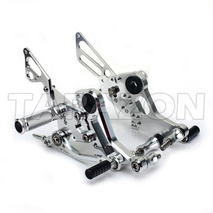 หมุดเหล็กวางเท้า Tarazon สำหรับรถจักรยานยนต์, T6 6061อลูมิเนียมมีความแข็งแรงสูงชุบผิวอลูมิเนียมหมุดเท้าสำหรับ <span class=keywords><strong>Ducati</strong></span> มอนสเตอร์<span class=keywords><strong>696</strong></span> - Product Image 2
