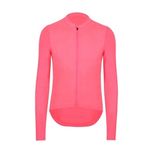 Spexcel Migliore Qualità di Colore Rosa di Estate Pro Team Aero Manicotto Lungo Che Cicla la Jersey Camicia di Protezione Del Sole di Riciclaggio con Italia Tessuto - Product Image 1
