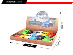 In linea negozio di porcellane 12 pz 1 32 scala pressofuso in lega modello di auto in una scatola di presentazione - Product Image 6