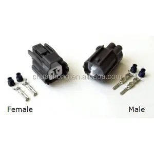 2 Pin way early model pour OBD1 Honda Vtec Solenoid connectors male and female housing