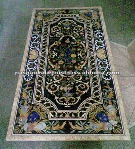 หินอ่อนธรรมชาติที่สวยงามสำหรับประดับตกแต่งโต๊ะรับประทานอาหาร - Product Image 1