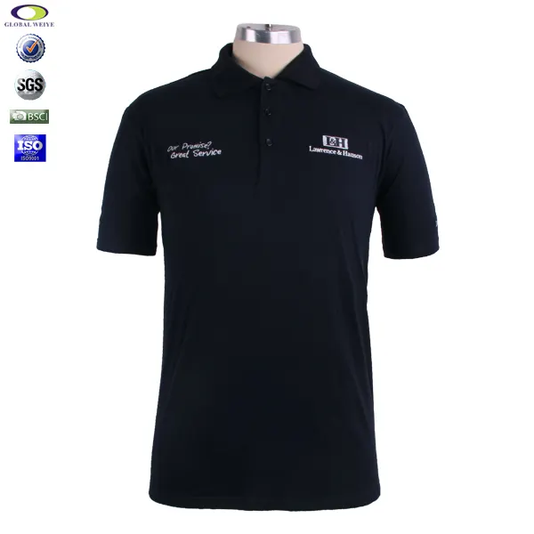 work team uniform polo shirt with embroidery logo