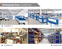 China Gweike bajo precio CNC LF1325 de fibra de metal máquina de corte por láser