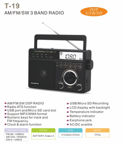 Radio Portátil Multifuncional AM/<span class=keywords><strong>FM</strong></span>/SW/SD/TF/USB/MP3 de Venta Directa de Fábrica - Product Image 5