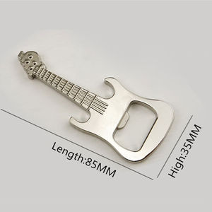 <span class=keywords><strong>Promo</strong></span> Laser Logo En Zeefdruk Metalen Gitaar Bier Opener Koelkast Sticker Voor Cadeau - Product Image 3