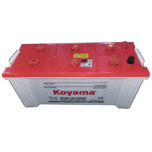 dry charged car and truck battery 12V150Ah N150