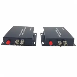 2 Channel 1080P HDCVI/TVI/AHD Fiber optic video transceiver HoLink Support 720P/960P/1080P Dahua HD Analog Camera