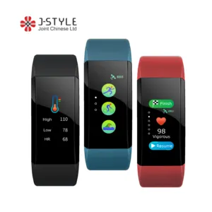 J-Style 1755 Smart Heart Rate Blood Pressure Monitor GPS Fitness Tracker Bluetooth Sport Watch with Android and IOS Free APP