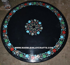 Home Decorative Inlay Marble Coffee Table Tops - Product Image 1