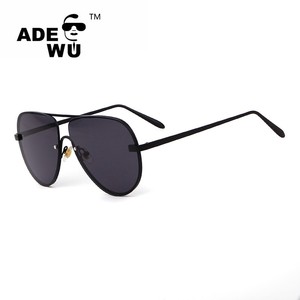 ADE WU STY2122Q Retro sin marco piloto <span class=keywords><strong>gafas</strong></span> de sol mujer Marca Diseño Vintage 90s <span class=keywords><strong>espejo</strong></span> aviación hombres <span class=keywords><strong>gafas</strong></span> de sol UV400 al por mayor - Product Image 3