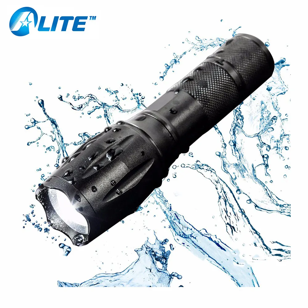 High Power Flashlight LED Rechargeable Zoom Outdoor Tactical LED Flashlight