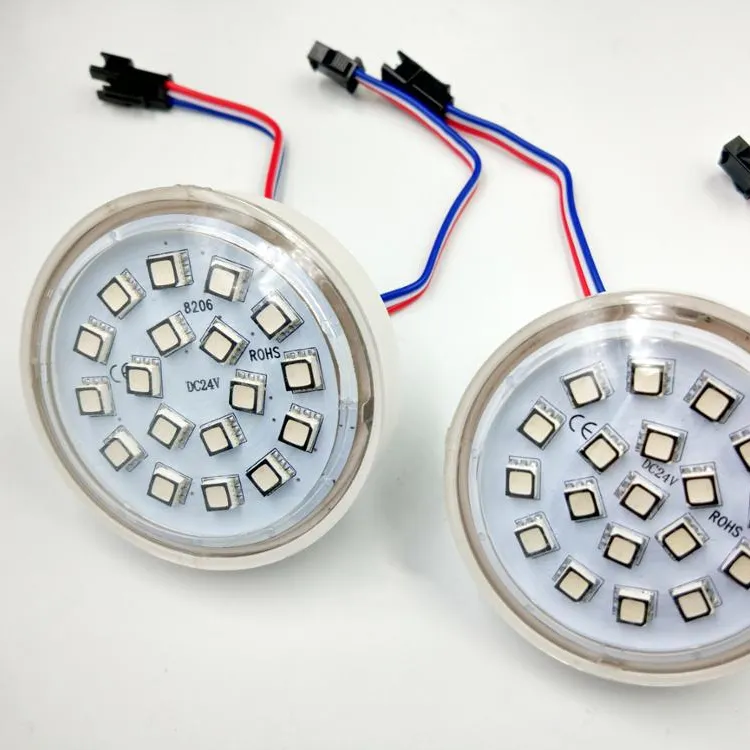 60mm ADS-IC6018 DC24 18SMD 5050 RGB Led Pixel Licht für fahrgeschäfte