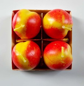 Candela Profumata a Forma di Frutta Fantasiosa: Fragola, Mela, Arancia per Decorazioni Festive - Product Image 5