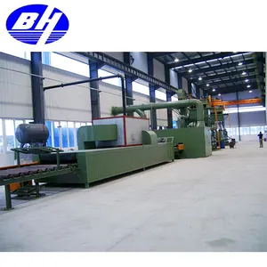 Automatic Roller Conveyer Shot Blasting Machine / Shotblasting Machine Manufacturer for Steel Plate cleaning and painting