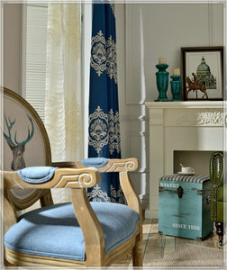 <span class=keywords><strong>Lin</strong></span> en <span class=keywords><strong>coton</strong></span> broderie rideaux chambre - Product Image 5