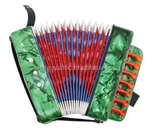 Kinderen Piano Gift Speelgoed Accordeon 7-Key Knop Speelgoed Accordeon ABC-JA807