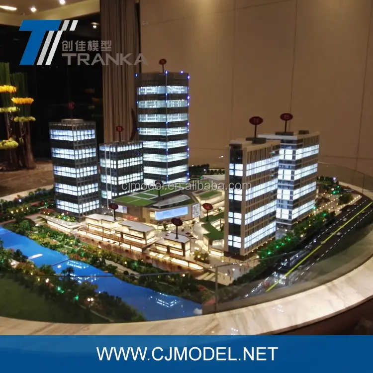 Commerciale 3D maquette progetti di costruzione di modello per Commercial real estate