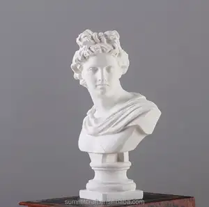 تمثال أبولو لتزيين الأساطير اليوناني من الراتنج
