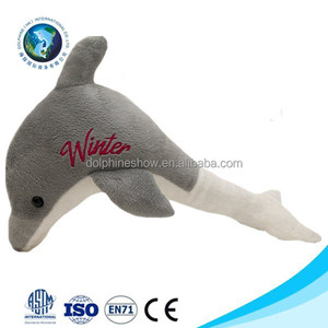 Khuyến Mại Bán Buôn Tùy Chỉnh Dolphin Valentine Quà Tặng Dễ Thương Xám Couple Mềm Nhồi Bông Đồ Chơi Cá Heo - Product Image 3