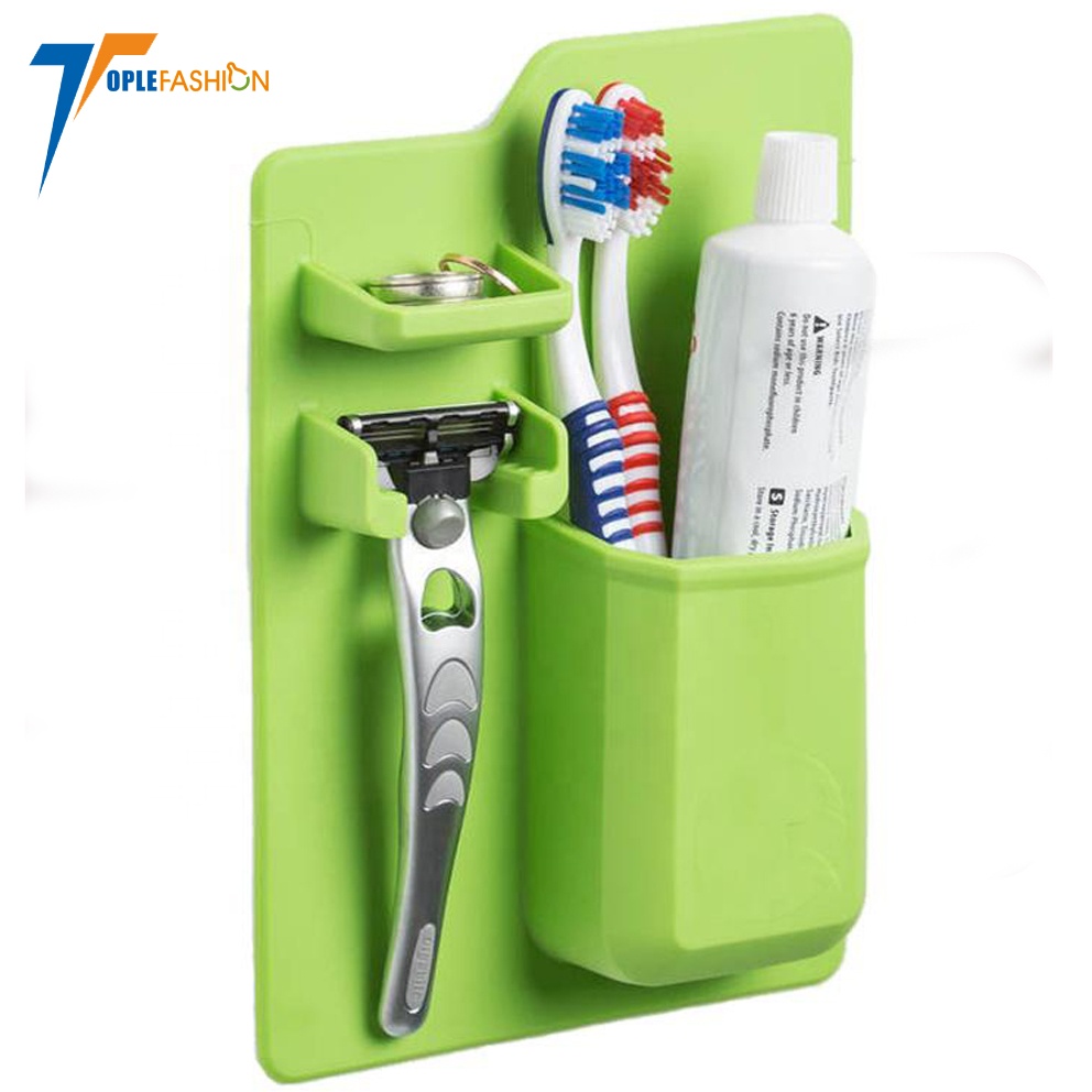Органайзер силиконовый для хранения зубных щеток, зубной пасты, бритв