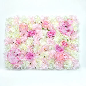 40*60 سنتيمتر العلامة التجارية الجديدة حفل زفاف خلفية العاج كوبية روز زهرة جدار زهر صناعي - Product Image 4