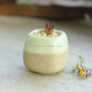<span class=keywords><strong>Mini</strong></span> Pots <span class=keywords><strong>de</strong></span> fleurs artificielles en céramique, Pots pour plantes, vente en gros, 7 pièces - Product Image 4