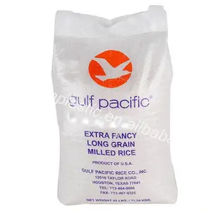 Bopp/opp laminato pp tessuto 25 kg sacchetto di farina, riso/grano/farina di mais sacco stampa di marchio nuovo disegno libero per voi