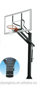 Tempered Glass Boards Steel Basketball Hoop/Stands/Pole